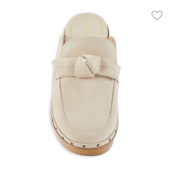 New nwot Cole Haan All Day Bow Suede Clog - Picture 4 of 12